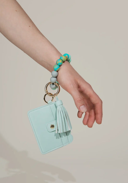 Triple card tassle mint