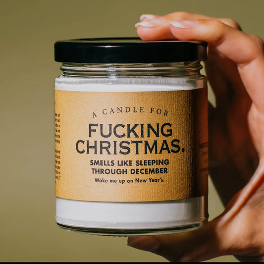 Fucking Christmas candle