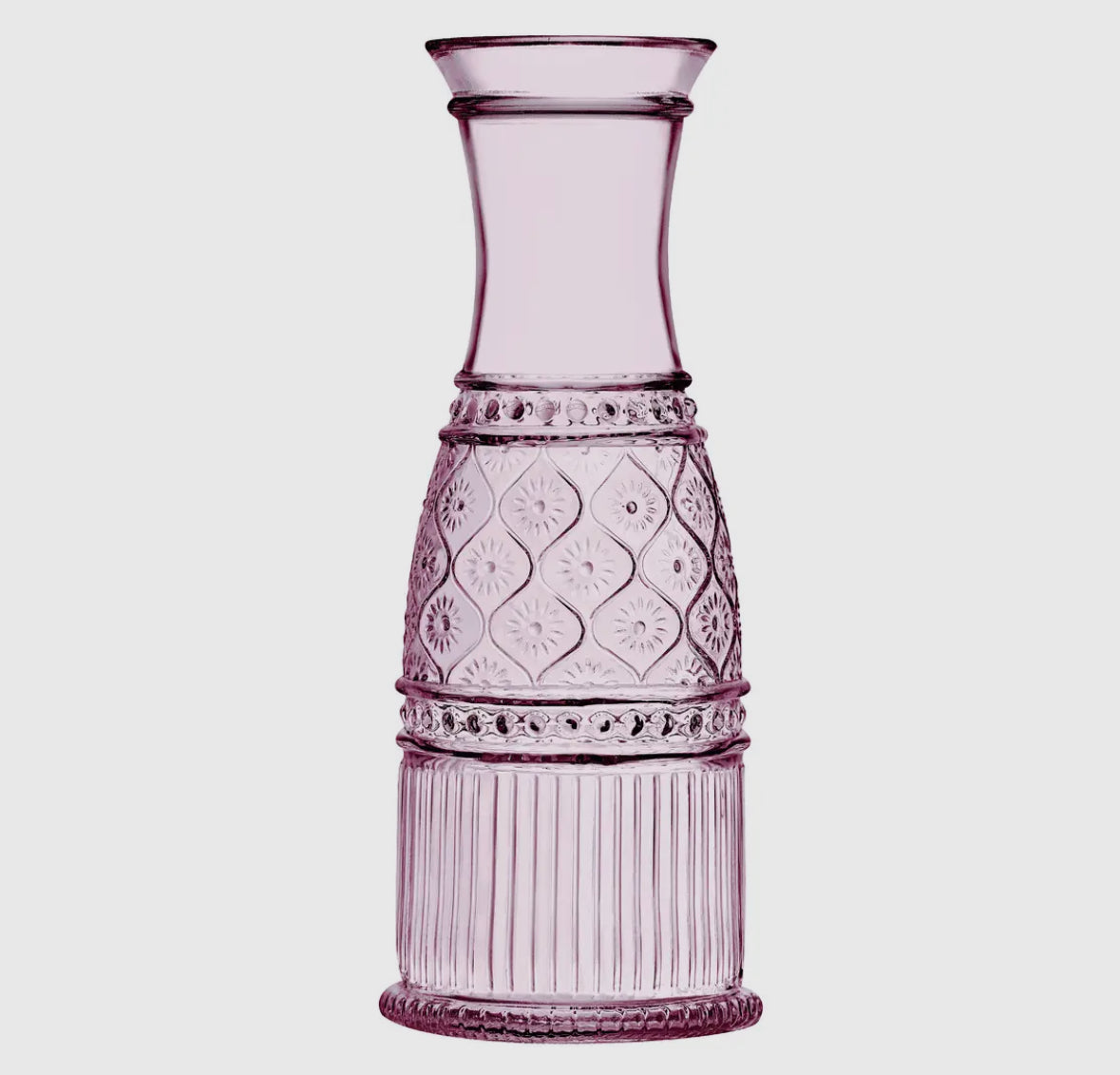 Crystal carafe pink