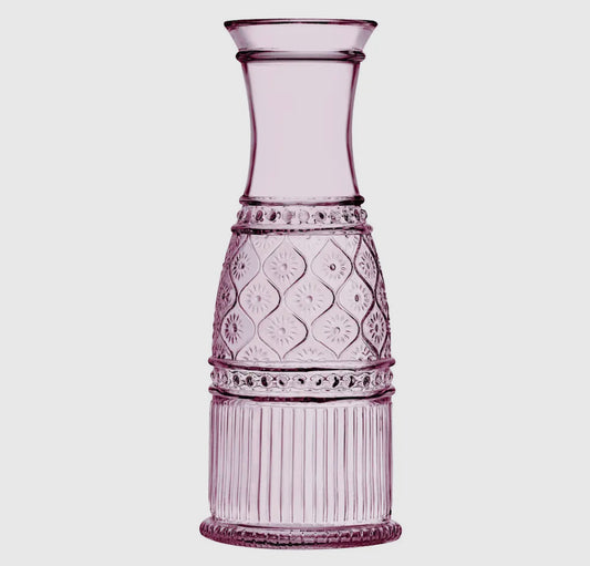 Crystal carafe pink