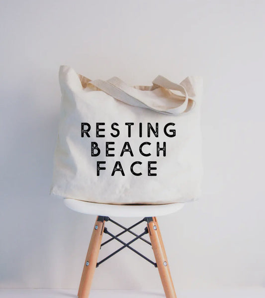 Resting beach face