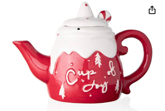 Christmas teapot