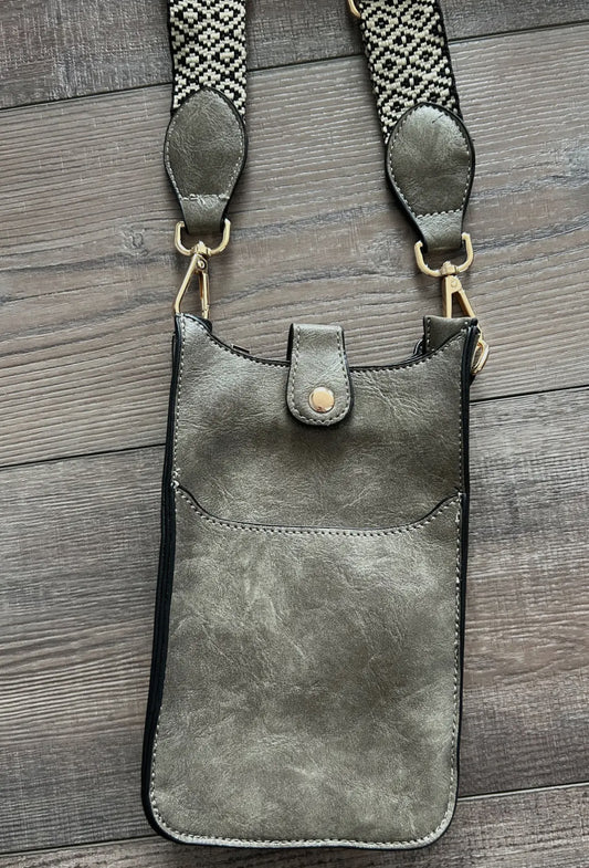 Compact cross body gray