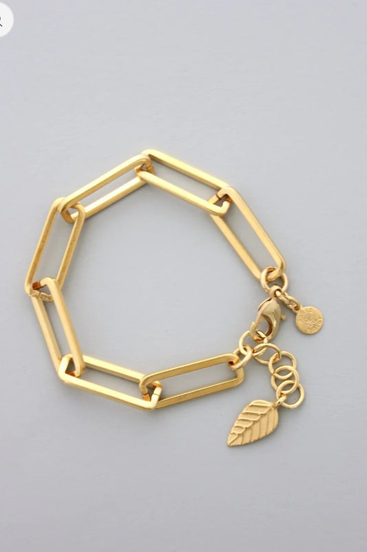 DORB20 GOLD PAPERCLIP CHAIN