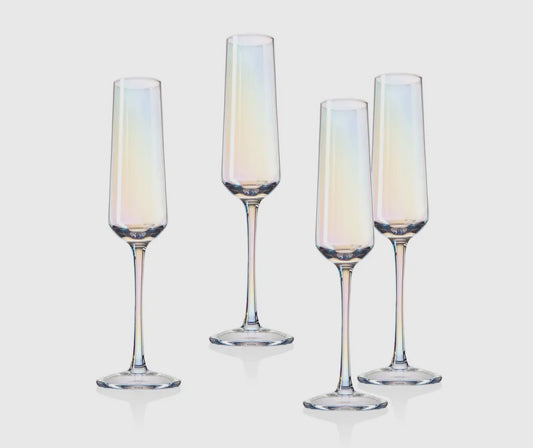 Set of 4 Monterey champagne flutes One s