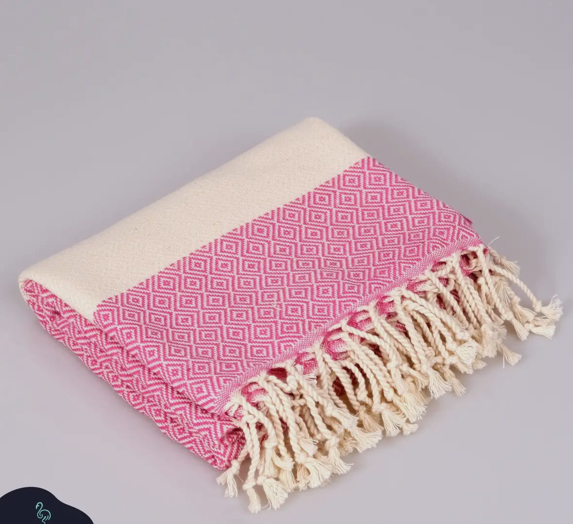 Turkish towel flamingo