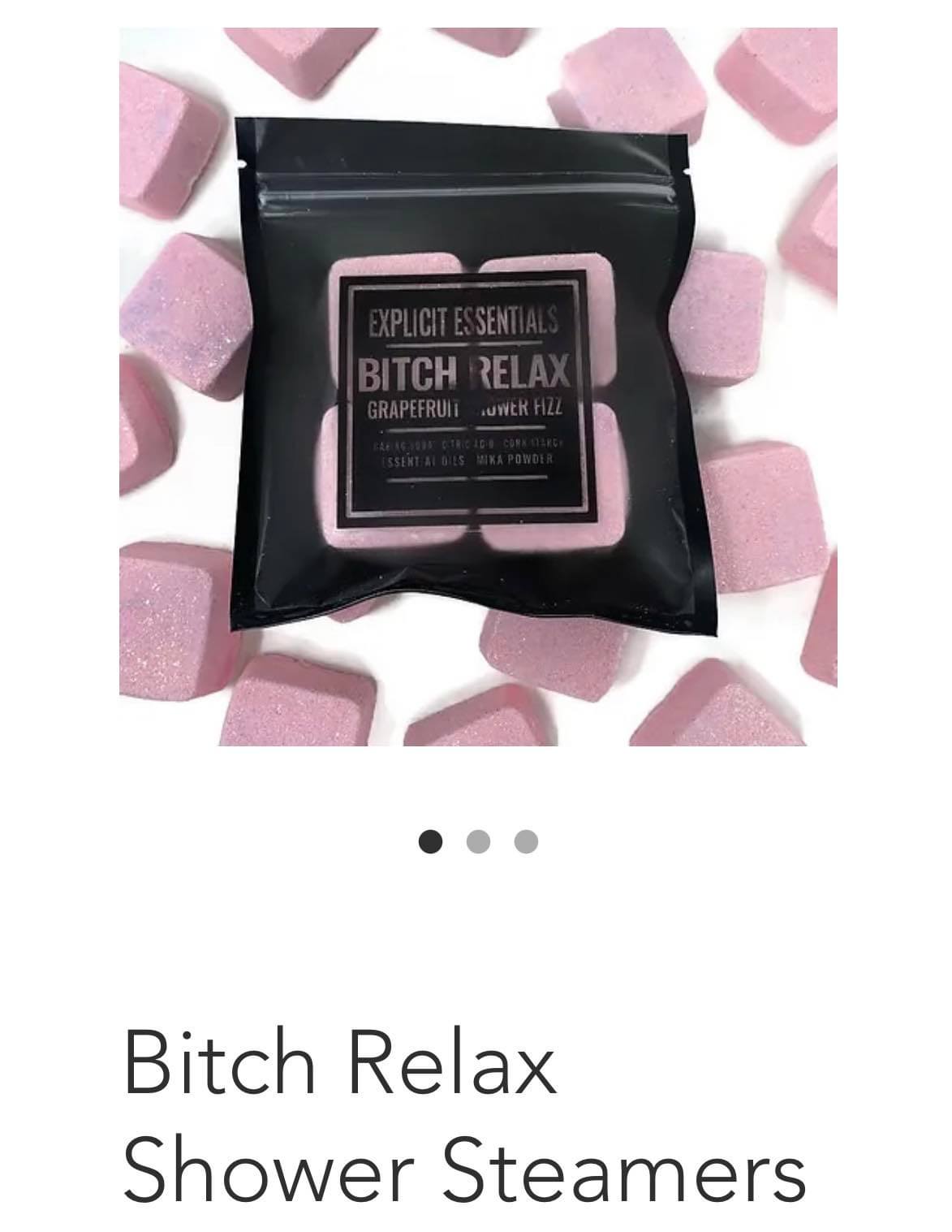 Bitch relax shower fiz