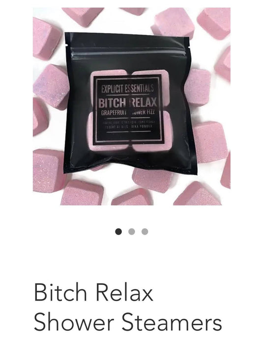 Bitch relax shower fiz