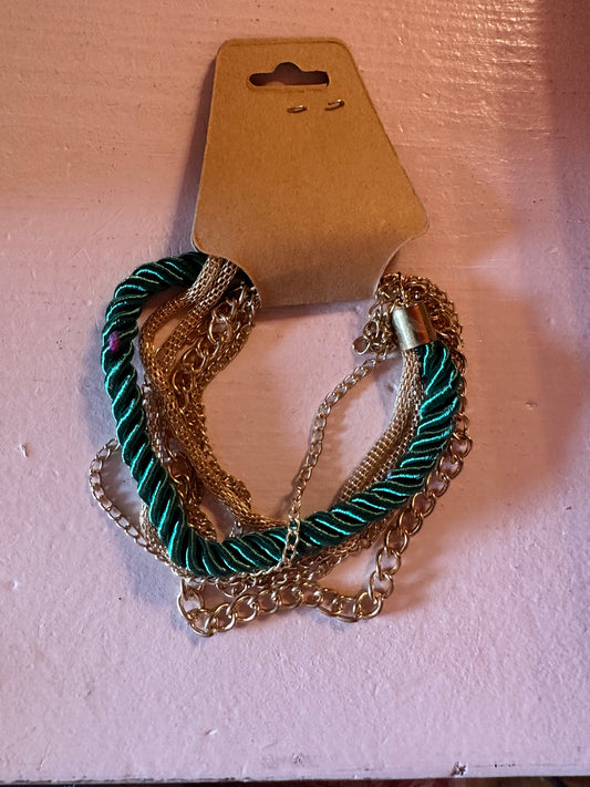 Green/gold rope