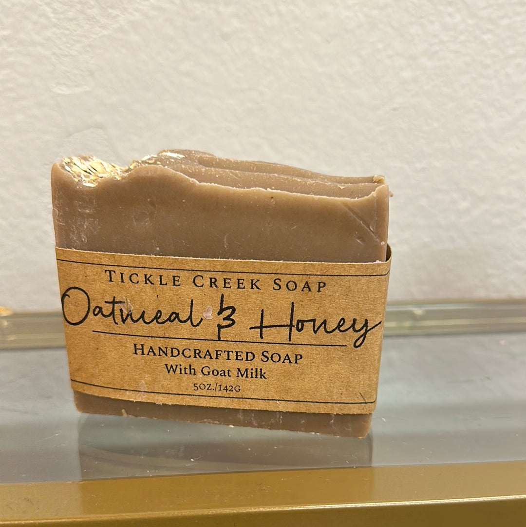 Oatmeal & honey bar soap