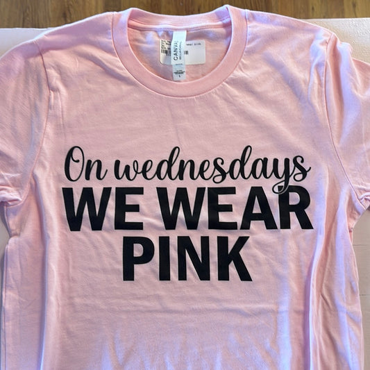On Wednesday we wear pink