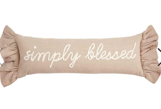 Simply blessed pillow